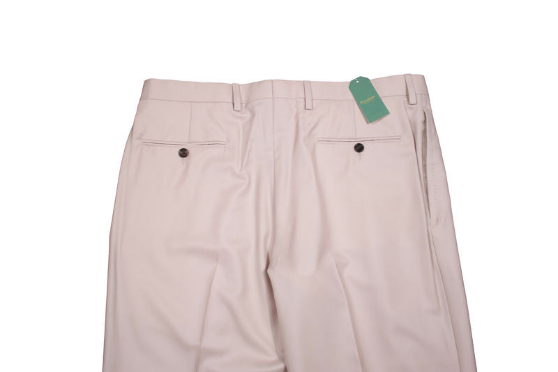 Neapolitan Hand Tailored Beige Smart trouser