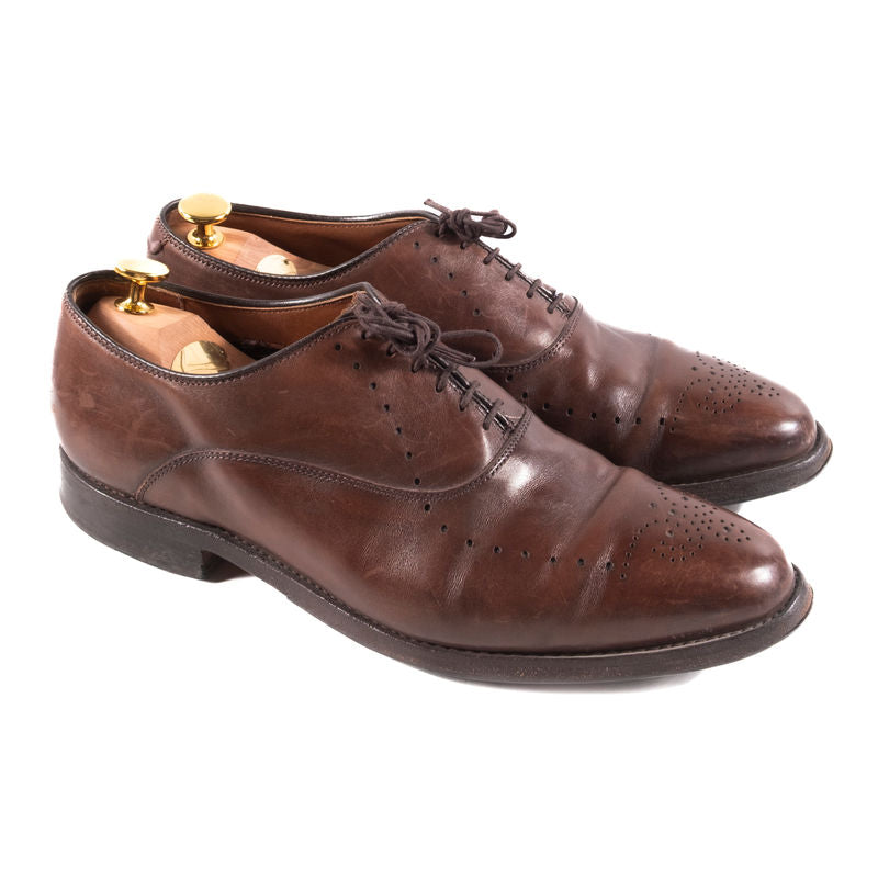 Allen Edmonds Brown Oxfords Sz 41.5