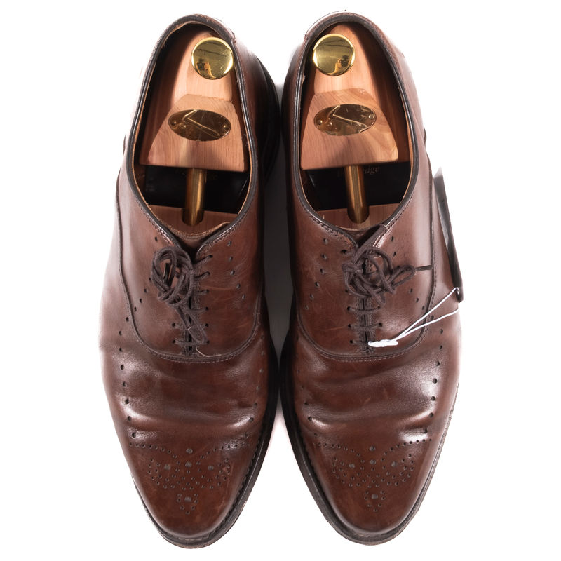 Allen Edmonds Brown Oxfords Sz 41.5
