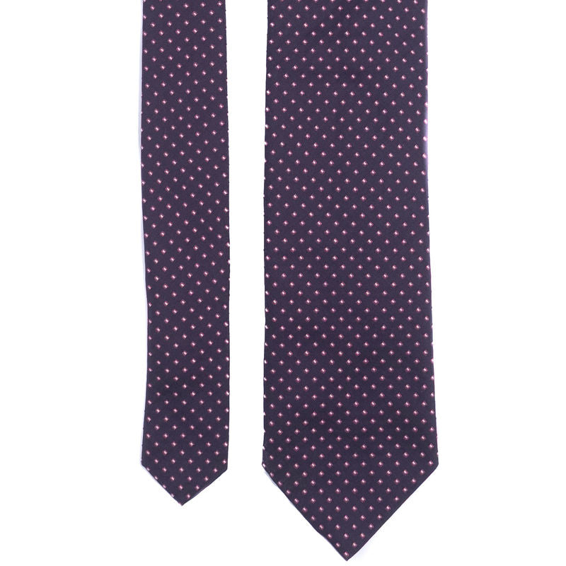 Navy Patterned Tie