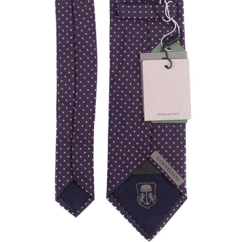 Navy Patterned Tie