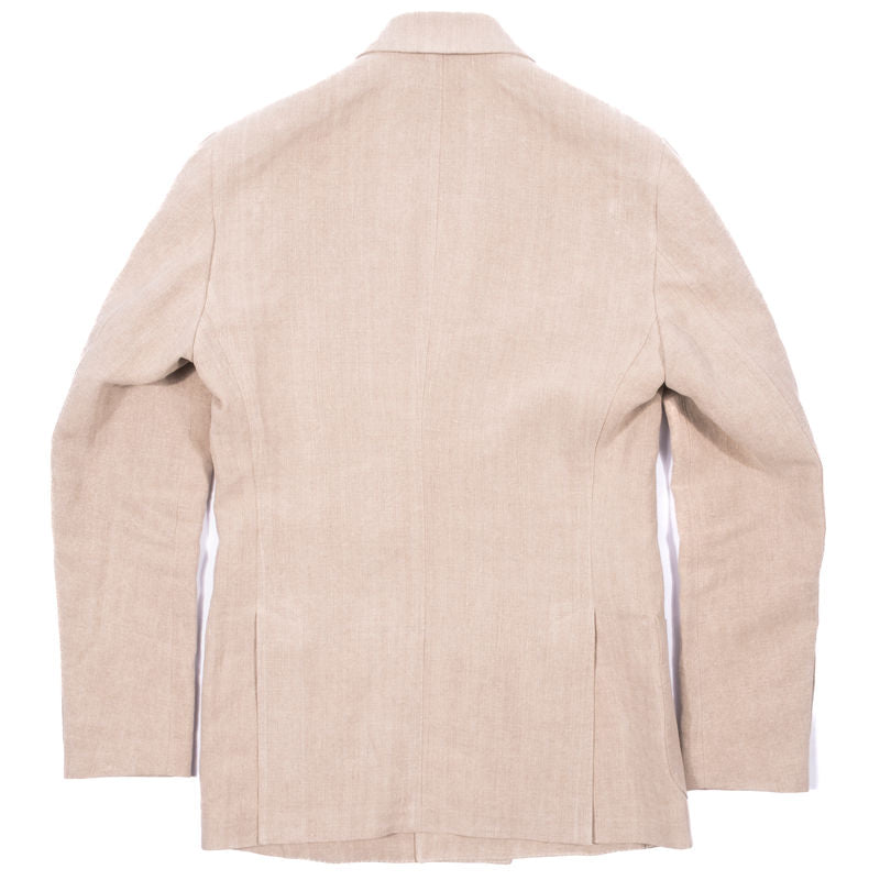 Neapolitan Hand Tailored Sunrise Capsule Collection Double Breasted Sand Sport Coat Sz 54