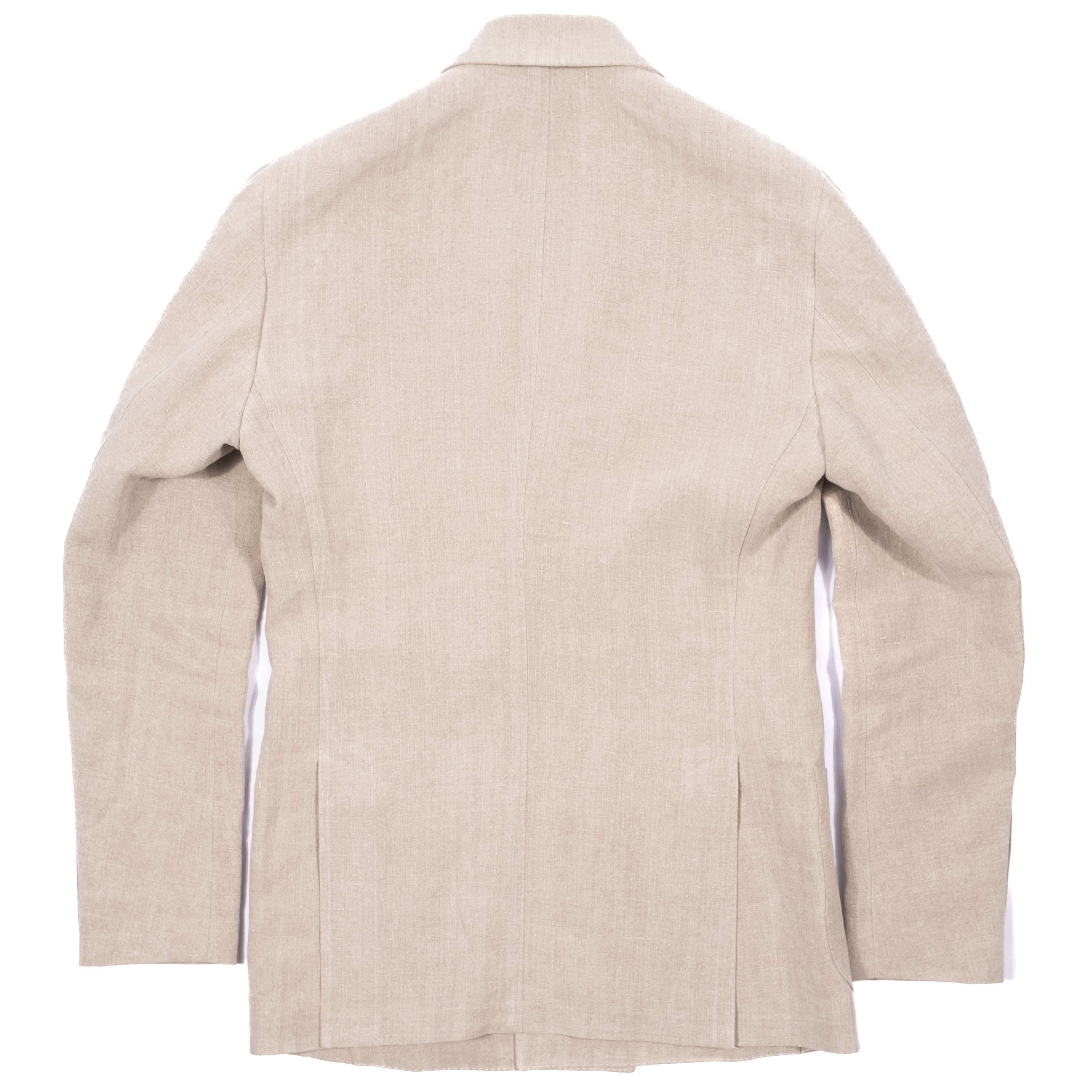Neapolitan Hand Tailored Sunrise Capsule Collection Double Breasted Sand Sport Coat Sz 54