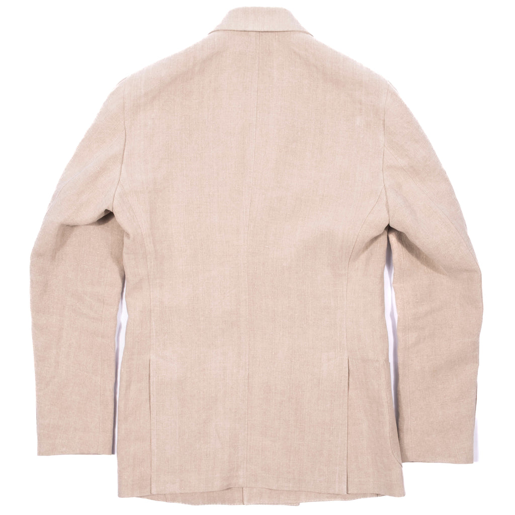 Neapolitan Hand Tailored Sunrise Capsule Collection Double Breasted Sand Sport Coat Sz 54