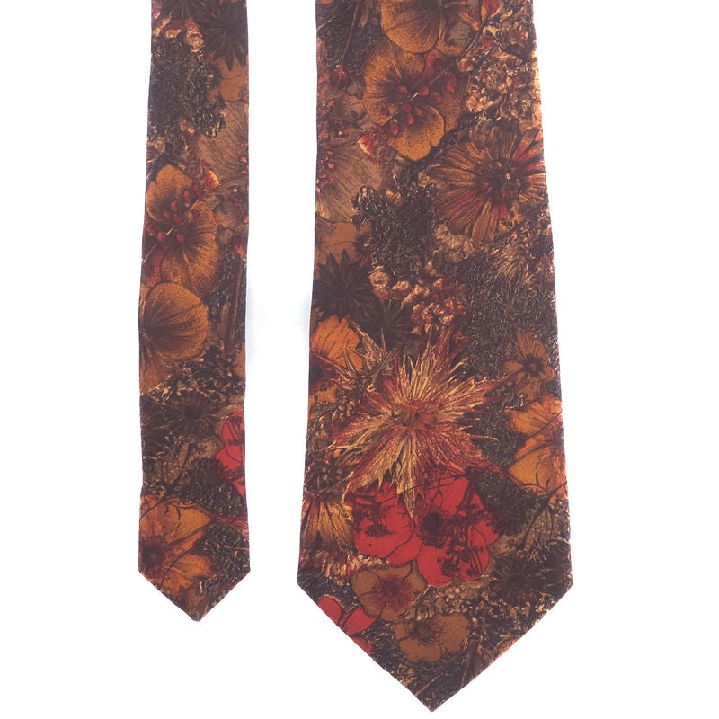 Dark Floral Tie