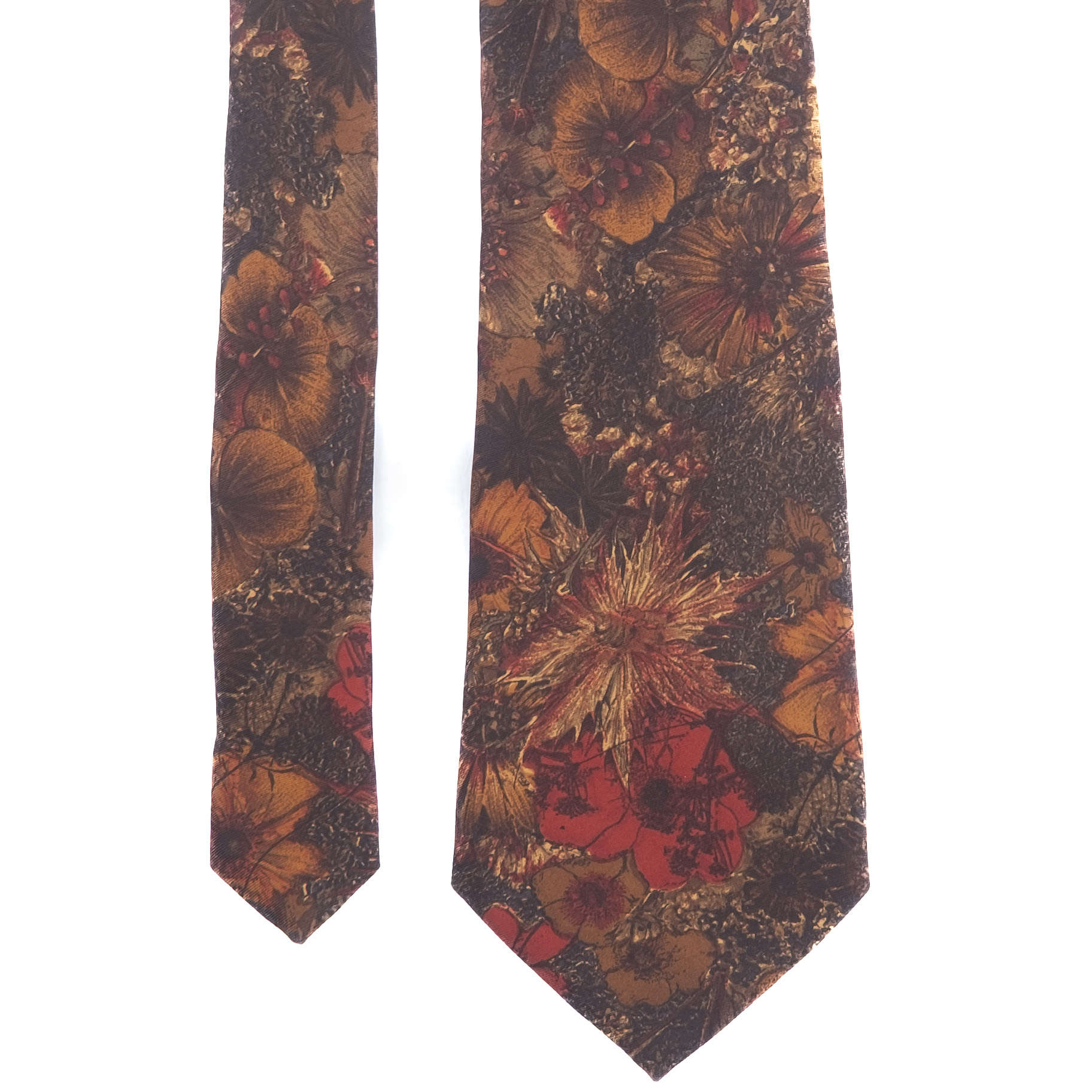 Dark Floral Tie