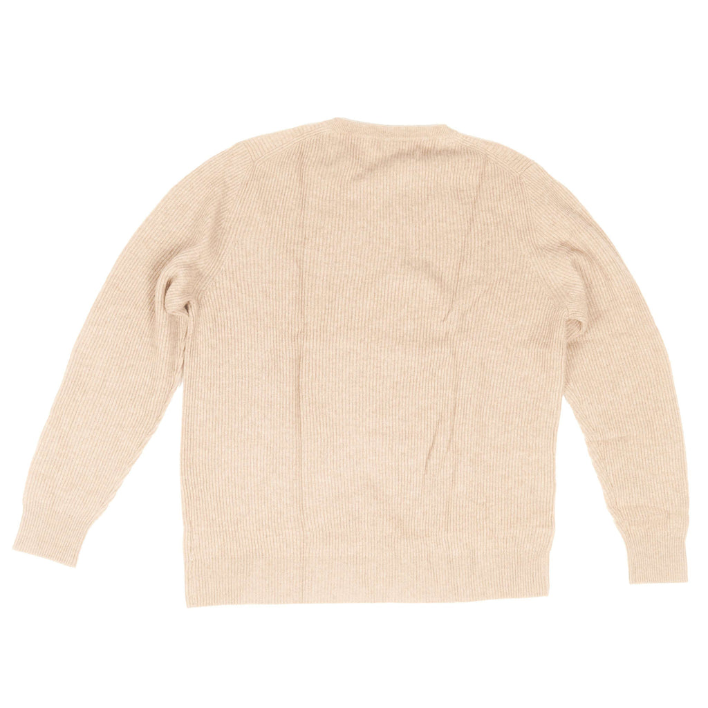 Soft Goat Toast Ribbed O-neck Sz XXL (EU)