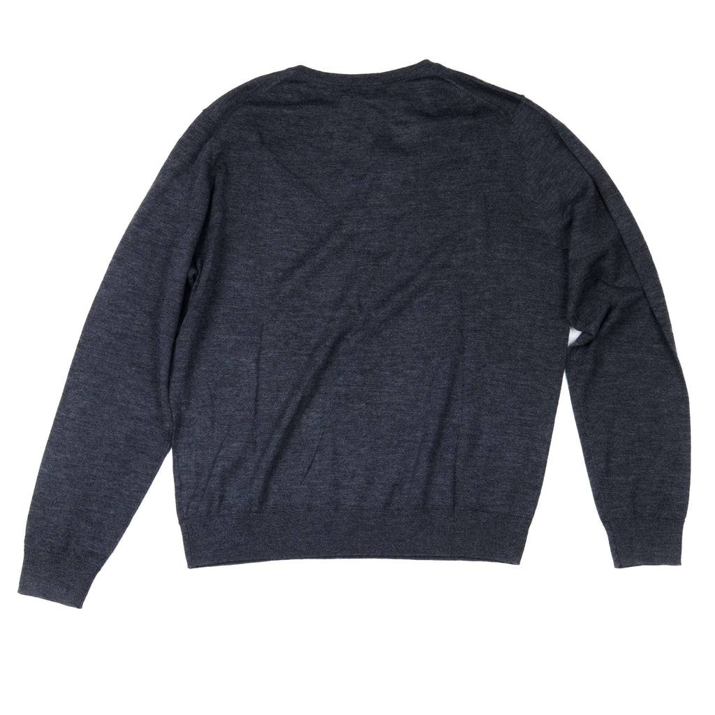 Soft Goat Flannel Fine knit V-neck Sz XXL (EU)