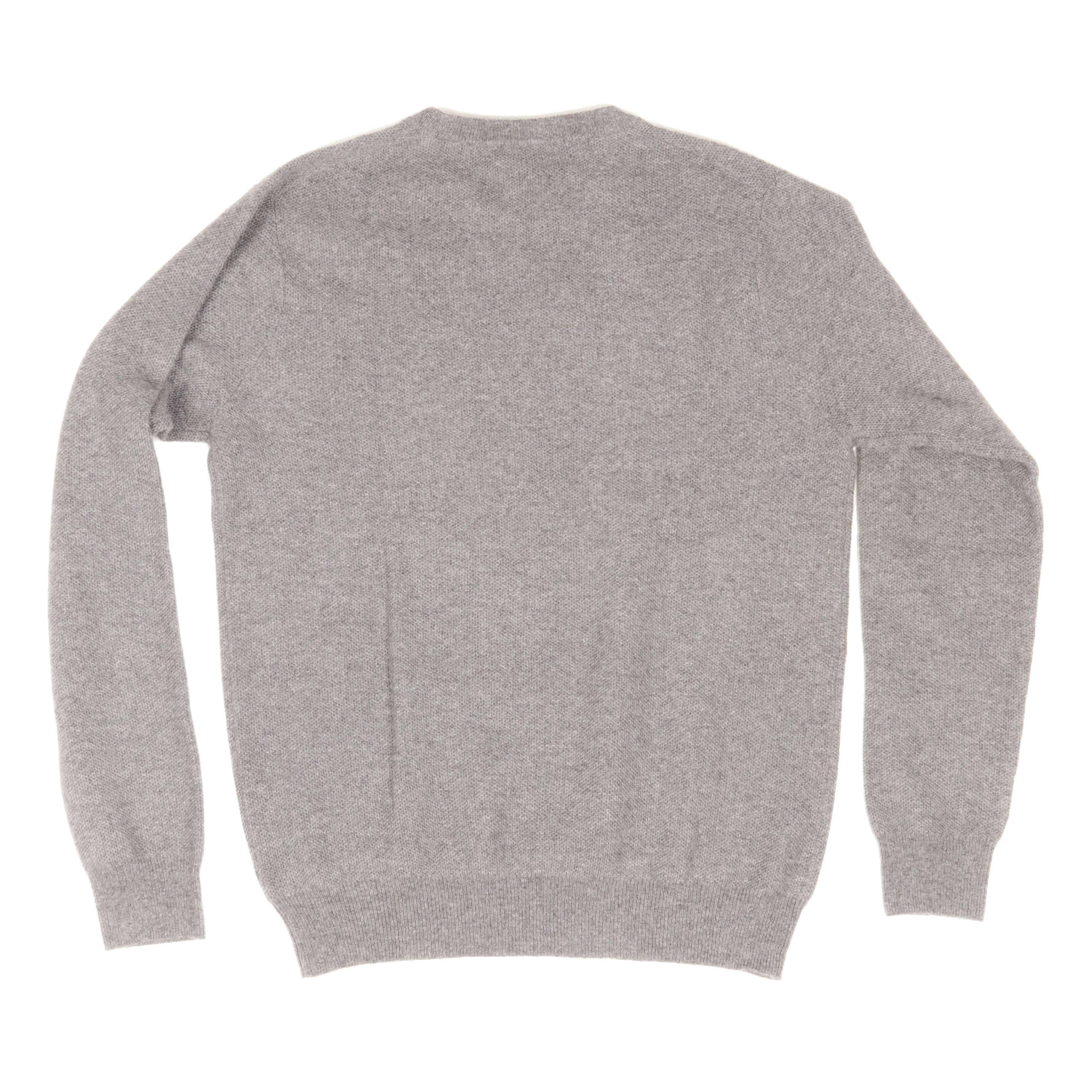 Soft Goat Cashmere Grey Waffle Knit Sz XXL (EU)