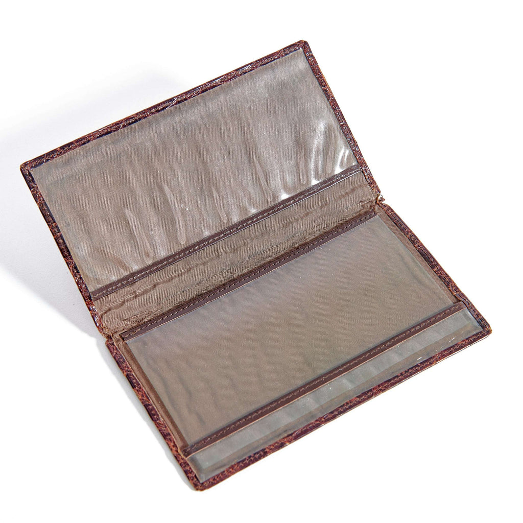 Brown Crocodile Wallet