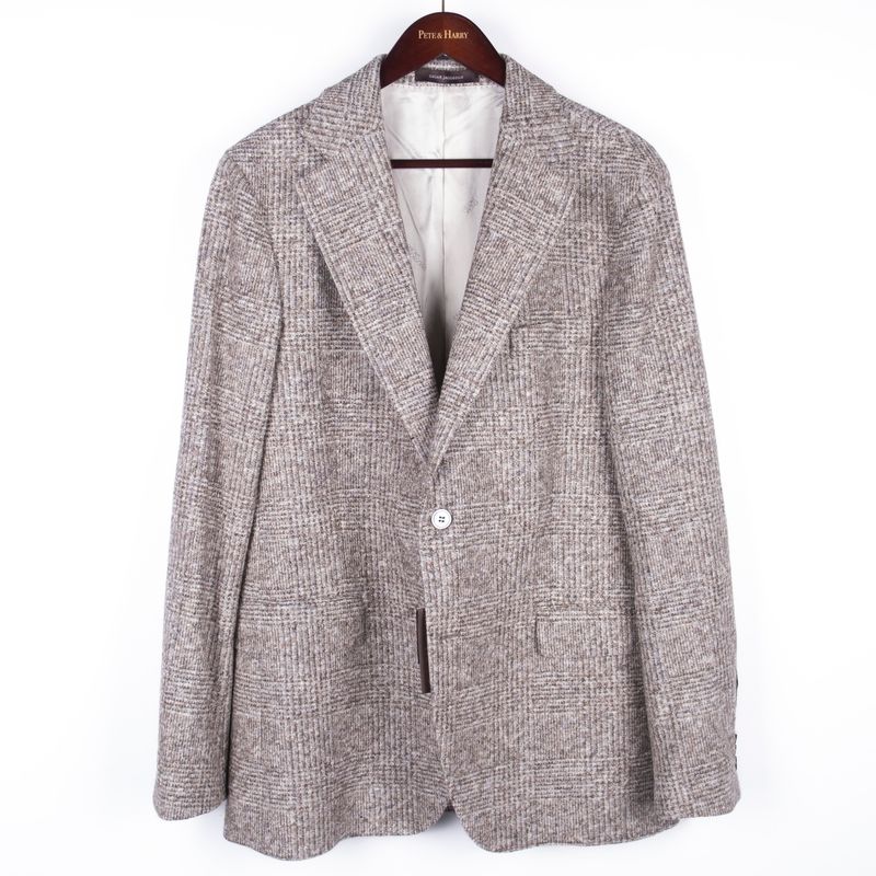 Oatmeal Checked Sport Coat