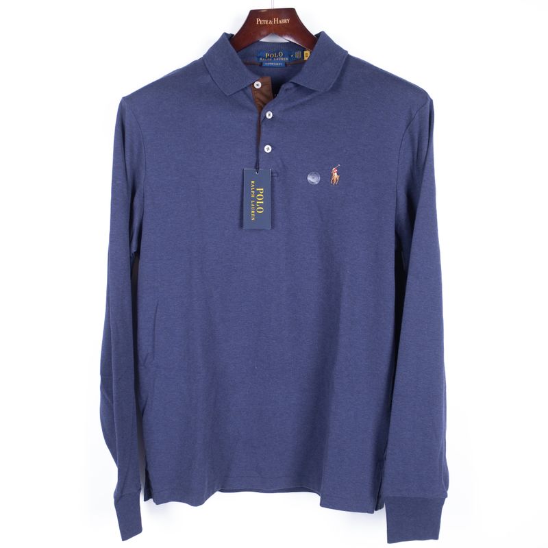 Blue Long sleeved Polo