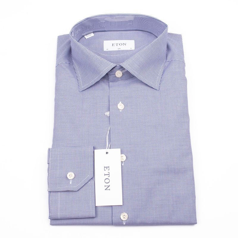 Fine Check Twill Slim