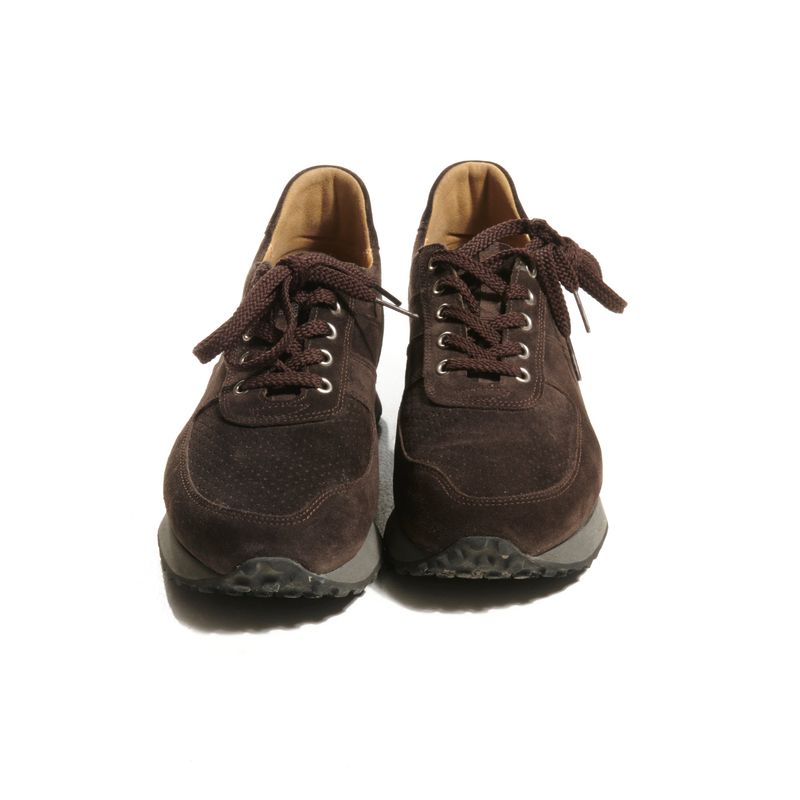 C.QP Stride Brown Suede Sneakers Sz 39 (EU)