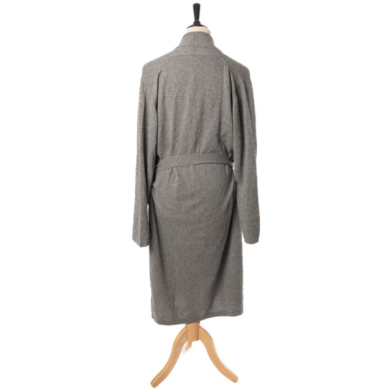 Soft Goat Cashmere Grey Robe Sz L (EU)