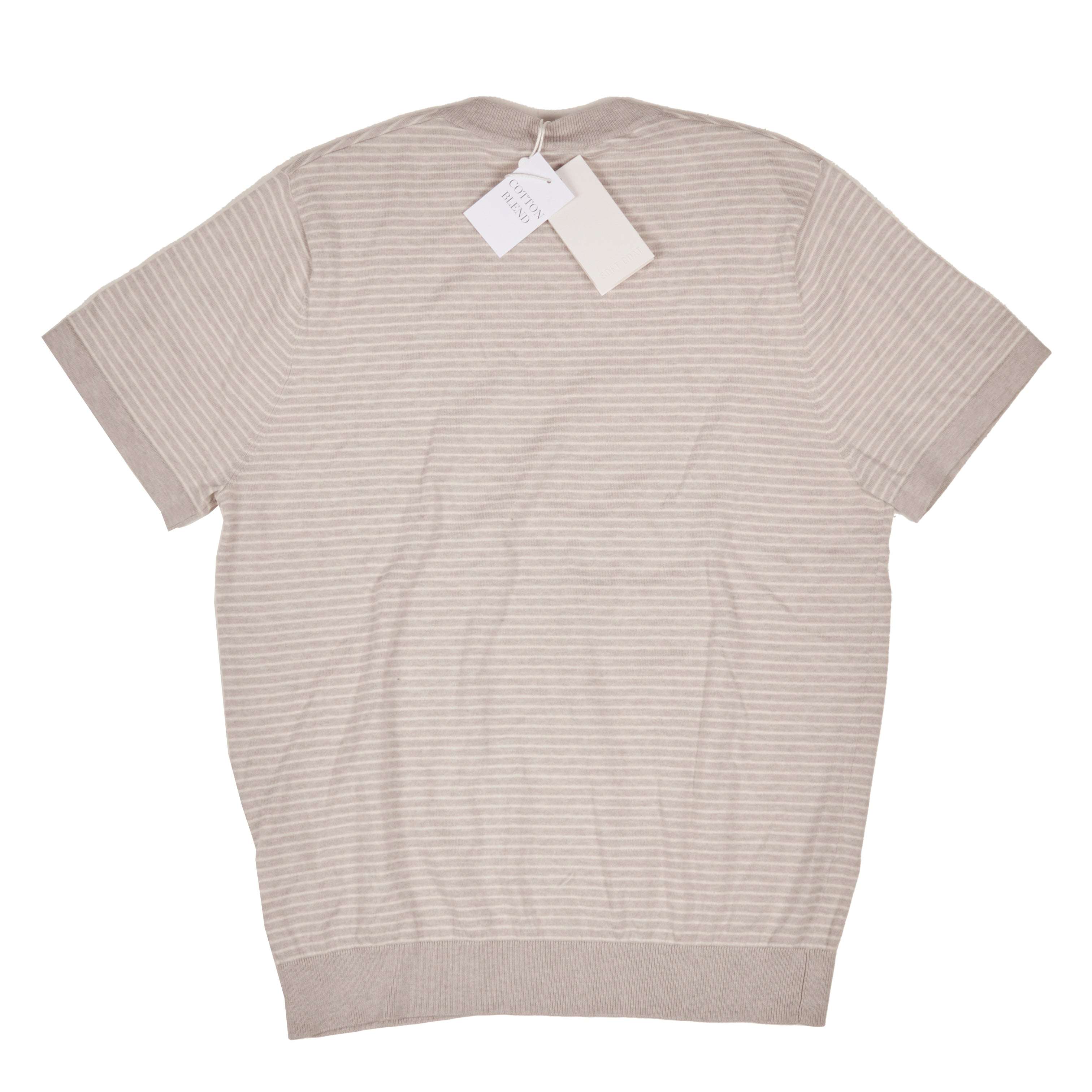 Soft Goat Striped T-Shirt Sz L (EU)