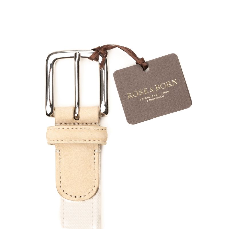 Rose & Born Sand Canvas Belt