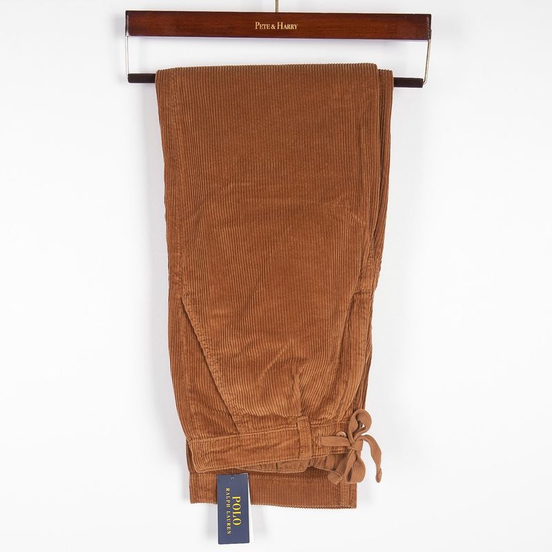 Camel Coloured Corduroy Trousers