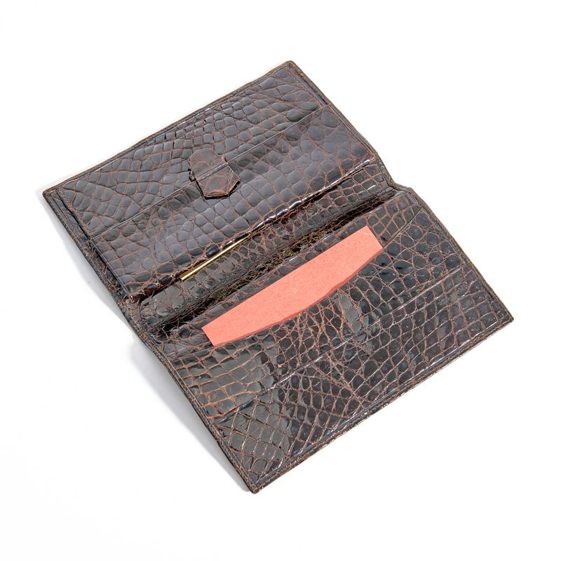 Brown Crocodile Wallet