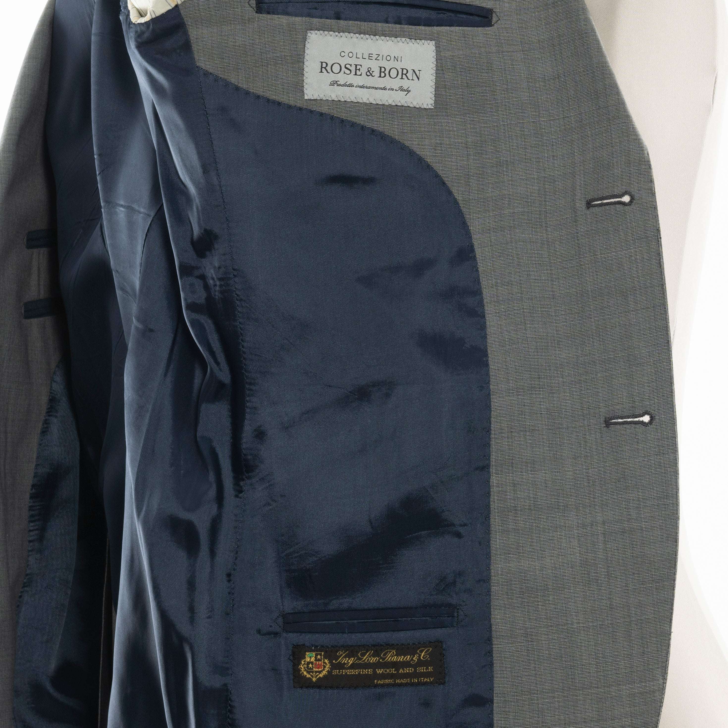 Rose & Born Grey Suit Sz 44