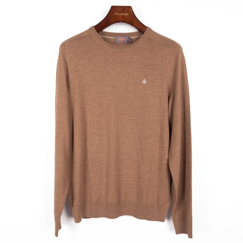 Brown Merino O-neck