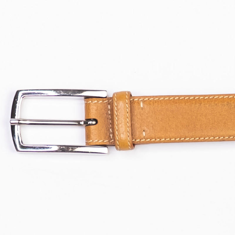 Ralph Lauren Purple Label Light Brown Leather Belt
