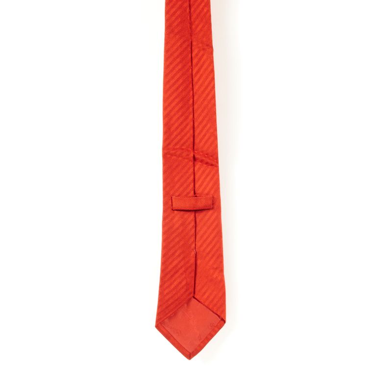 Turnbull & Asser Red Herringbone Tie