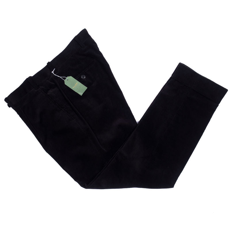 Blugiallo Black Corduroy Trousers