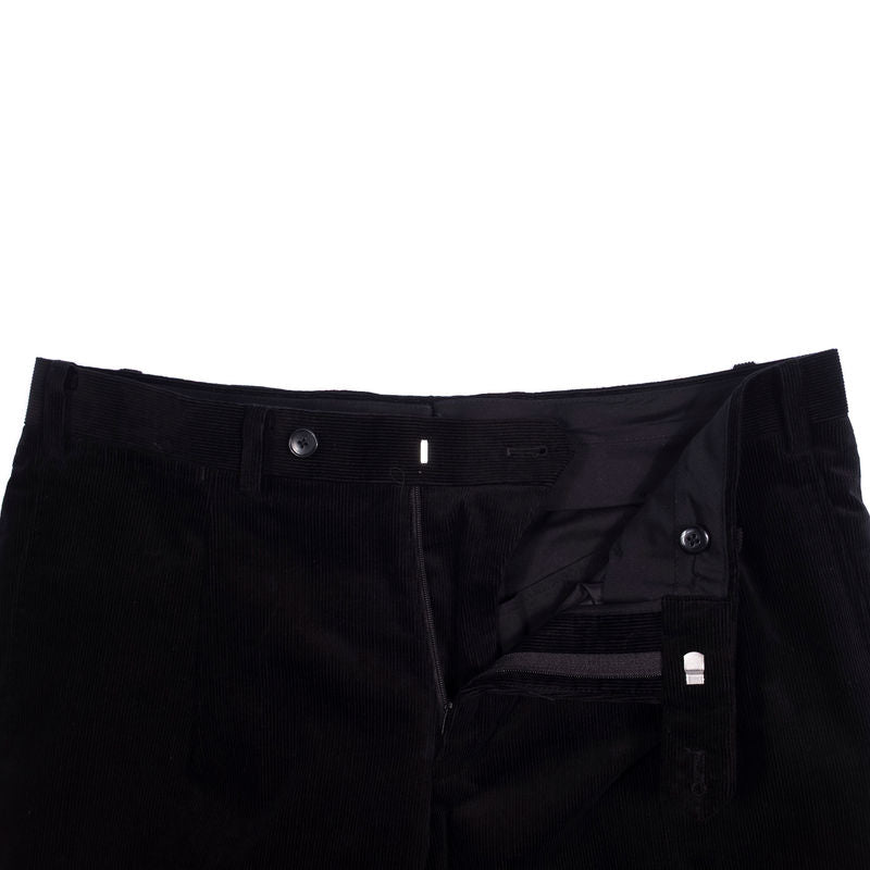 Blugiallo Black Corduroy Trousers