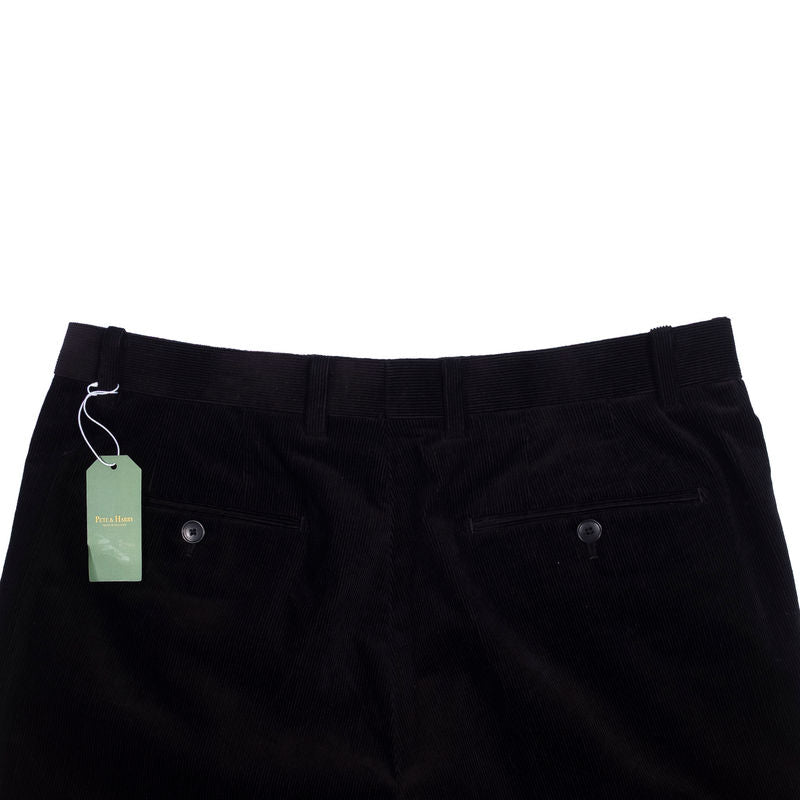 Blugiallo Black Corduroy Trousers