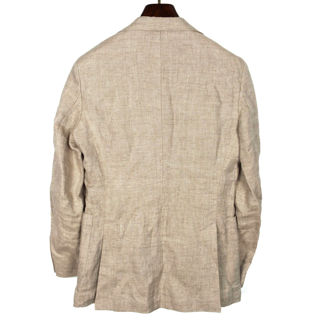 Beige Linen Suit