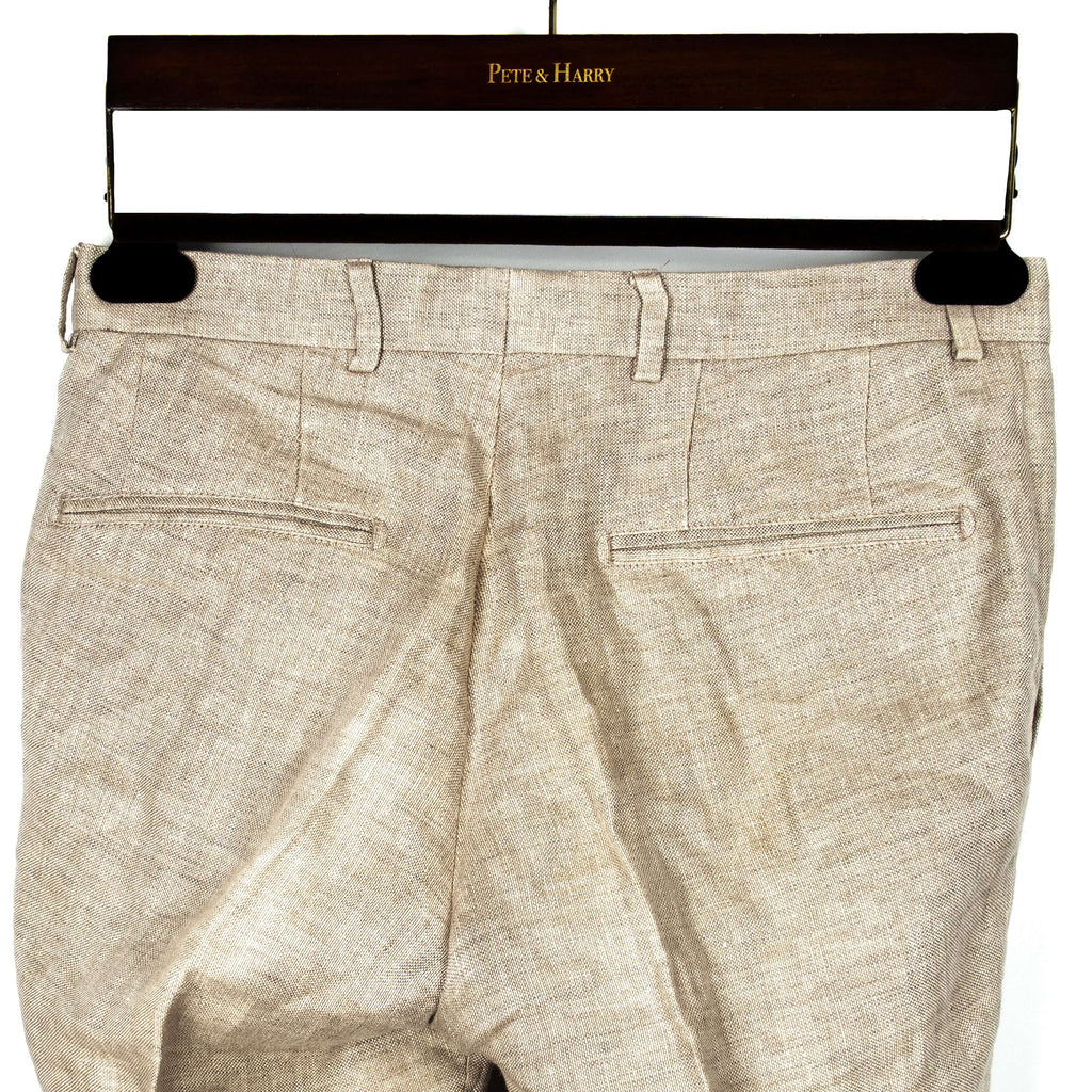 Beige Linen Suit