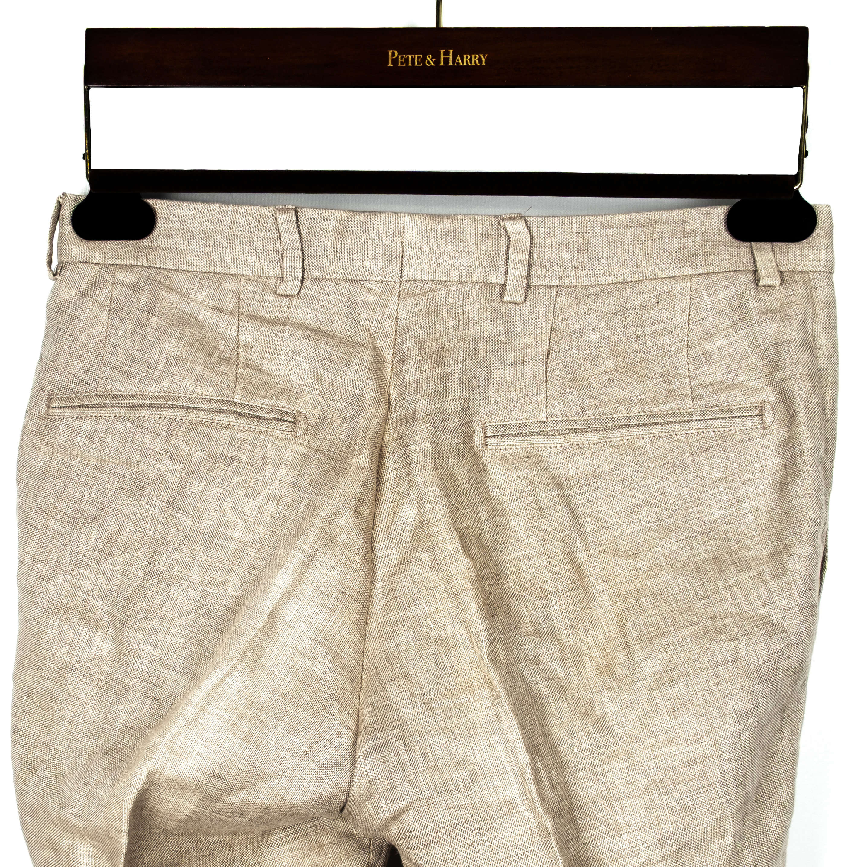 Beige Linen Suit