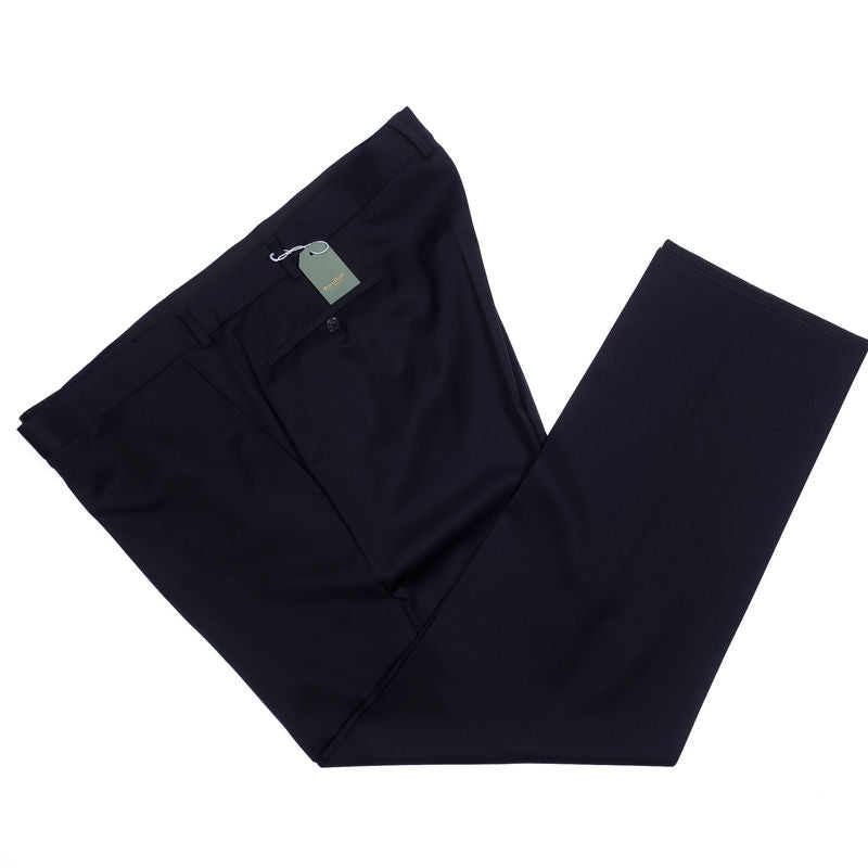 Germano Black Wool Trousers Sz 56