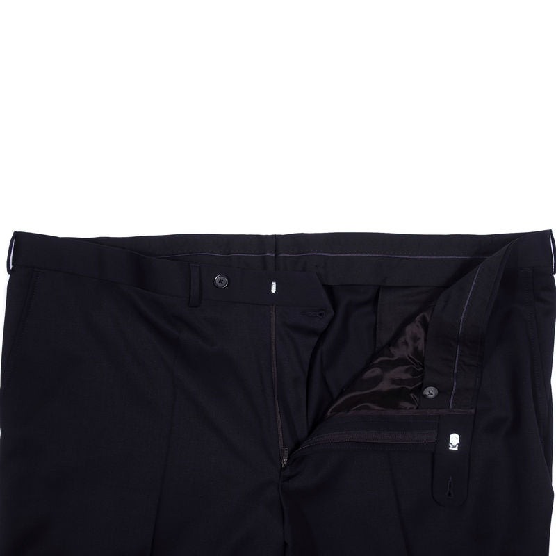 Germano Black Wool Trousers Sz 56