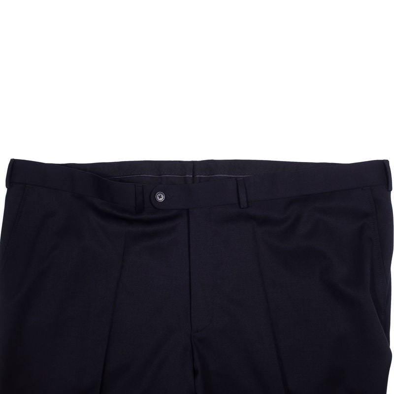 Germano Black Wool Trousers Sz 56