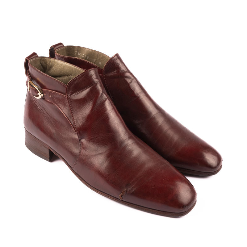 Moreschi Oxblood Jodhpur Boots