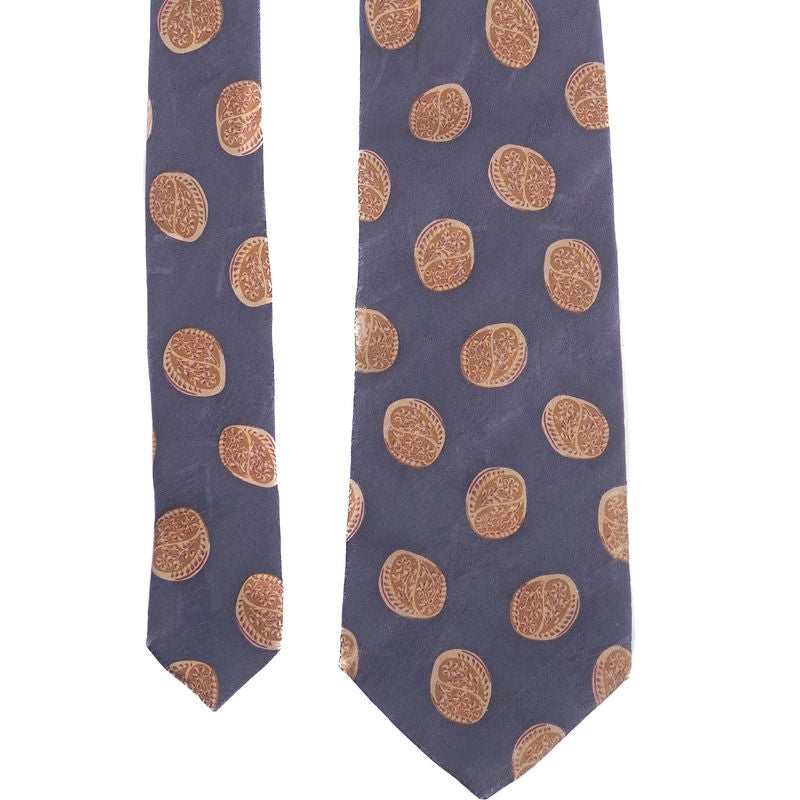Navy Patterned Tie