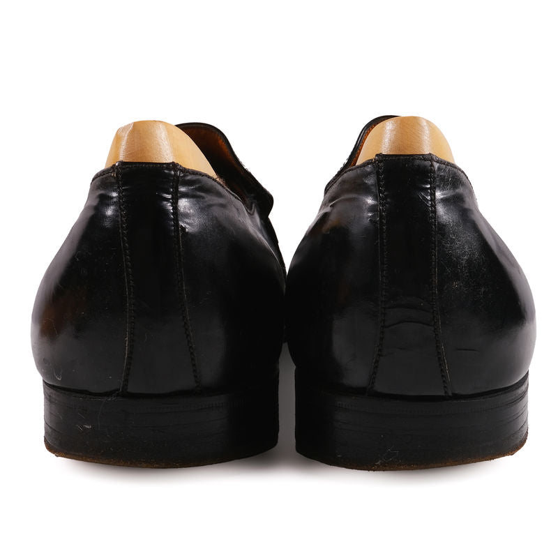 J.M. Weston Black Leather Loafers
