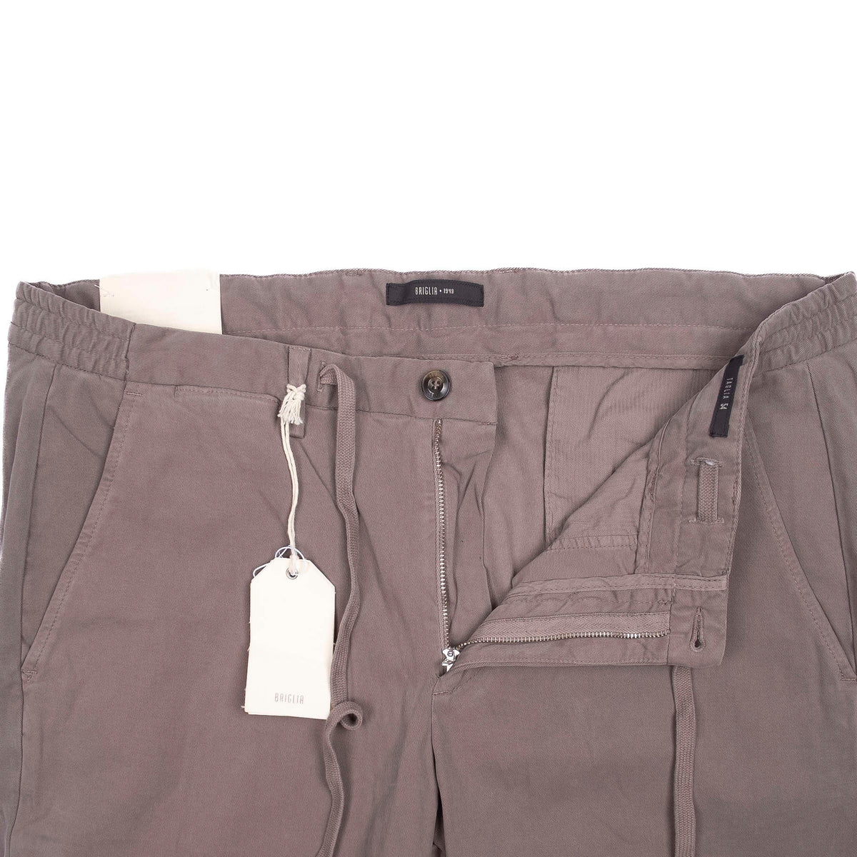 Taupe Drawstring Trousers