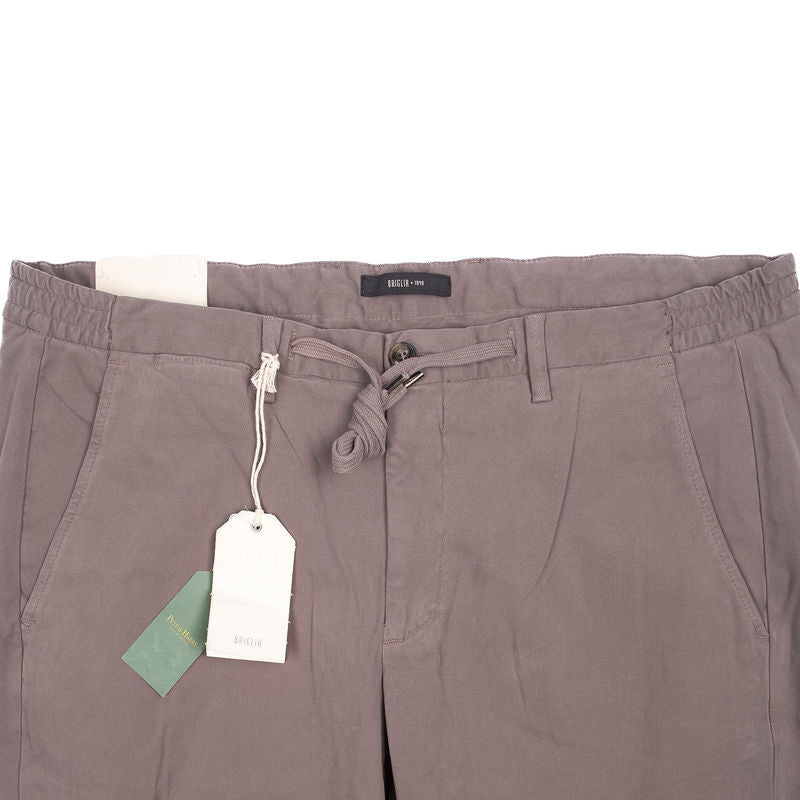 Taupe Drawstring Trousers