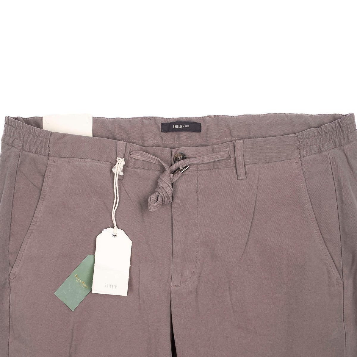 Taupe Drawstring Trousers
