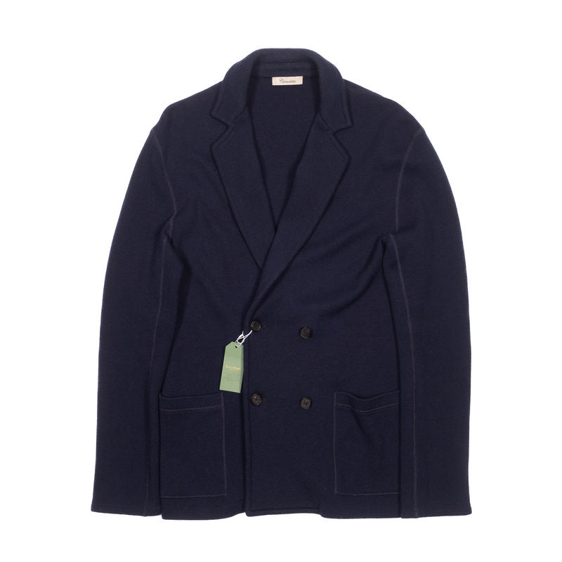 Camoshita Navy Knitted Sport Coat