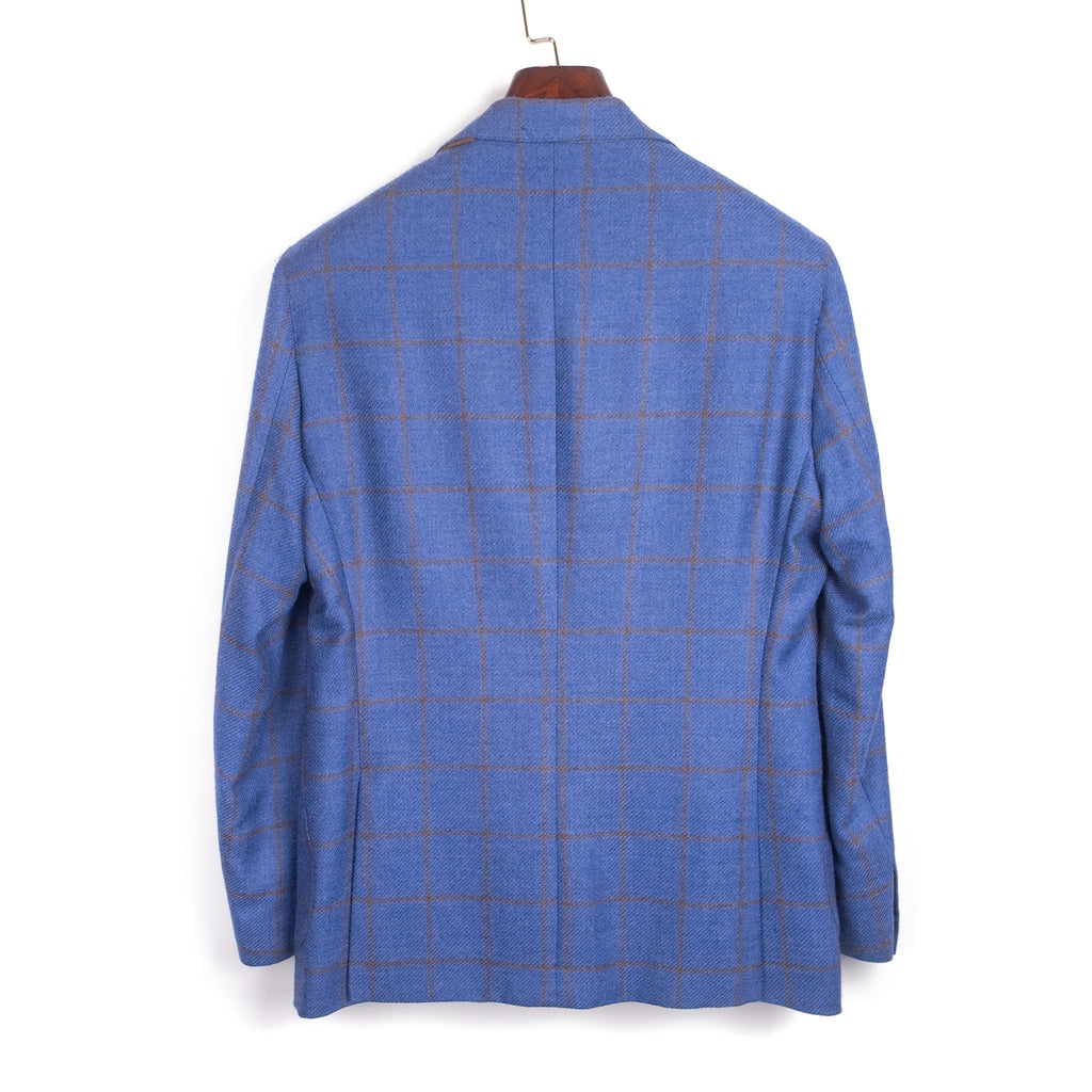 Blue Windowpane Loro Piana Cloth Sport Coat