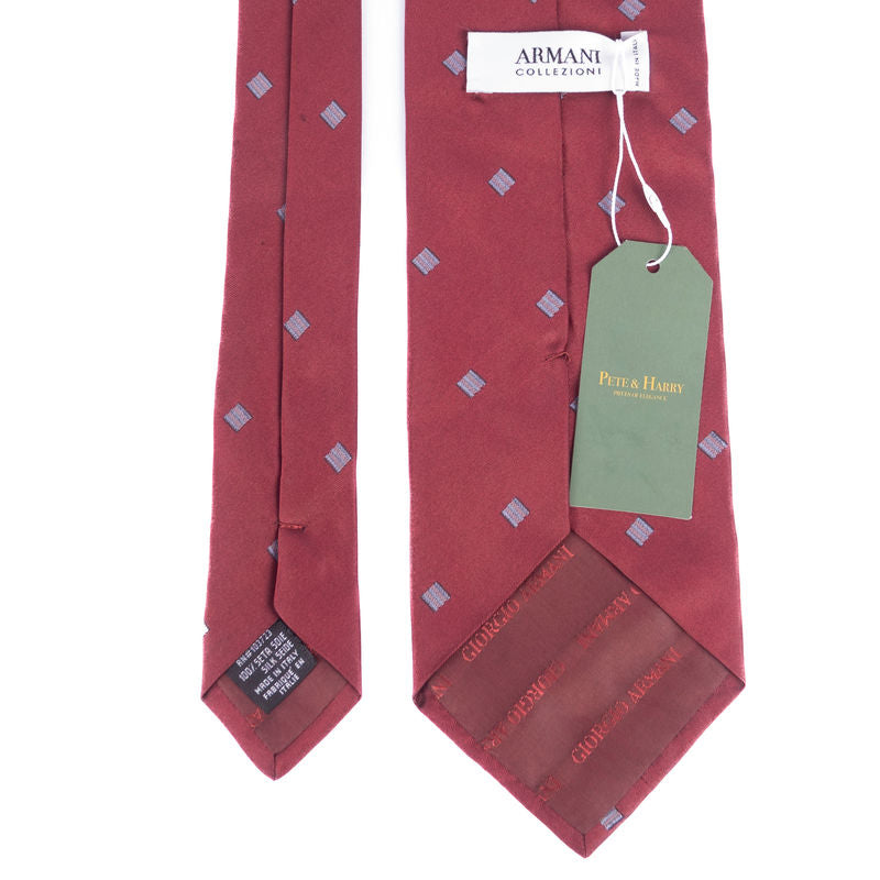 Red Patterned Tie