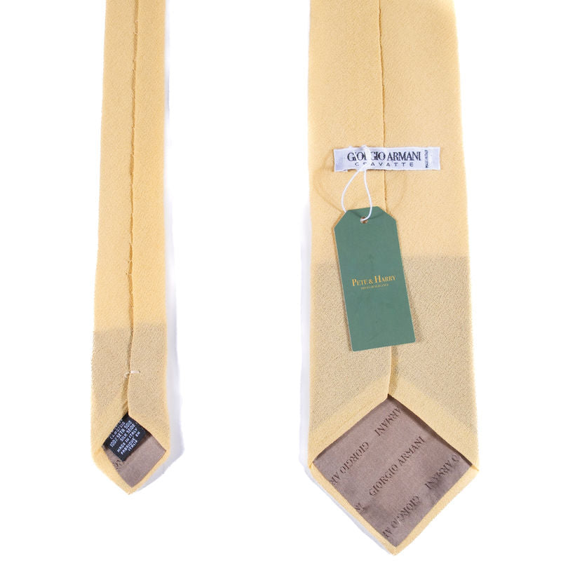 Giorgio Armani Yellow Tie
