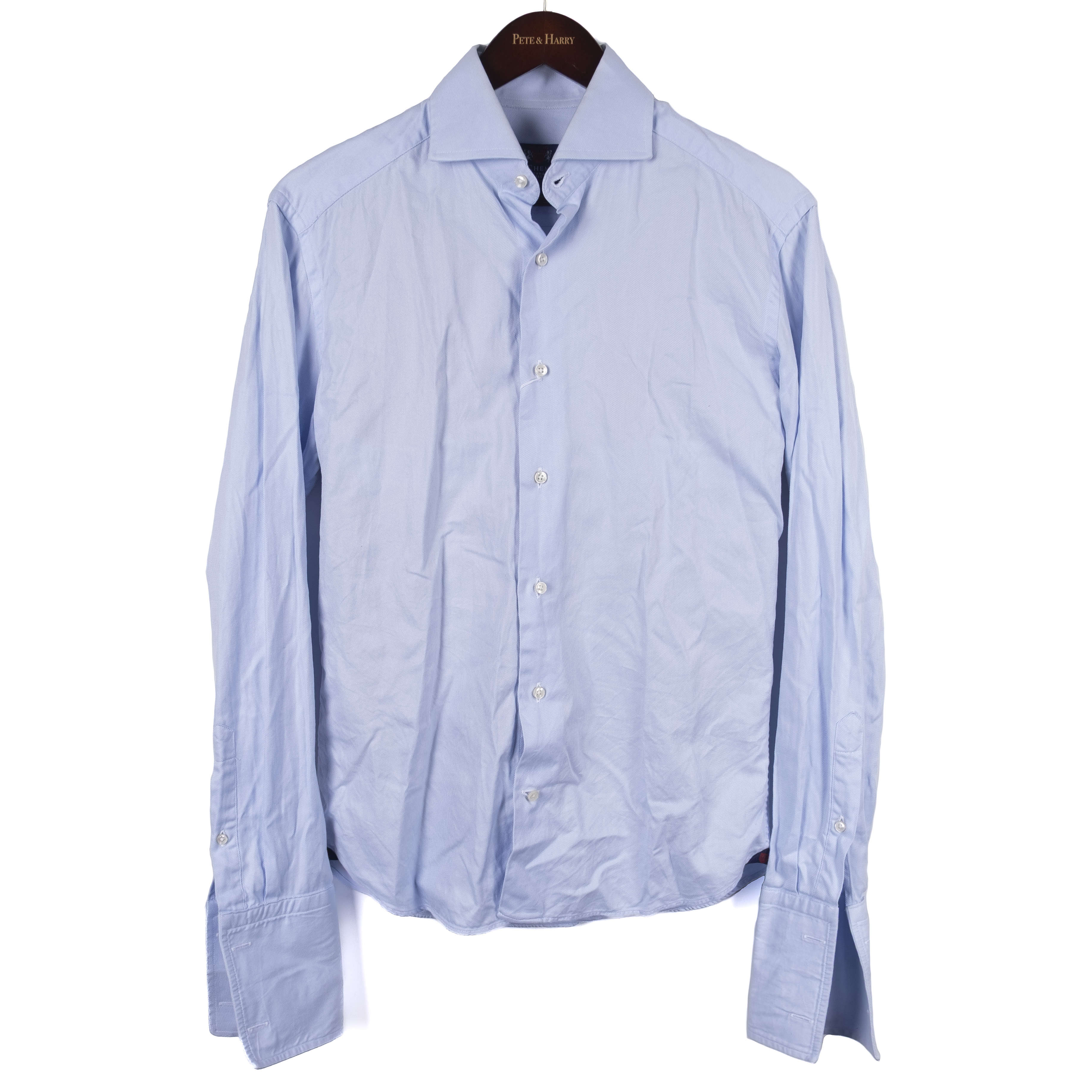 Light Blue French Cuff Shirt