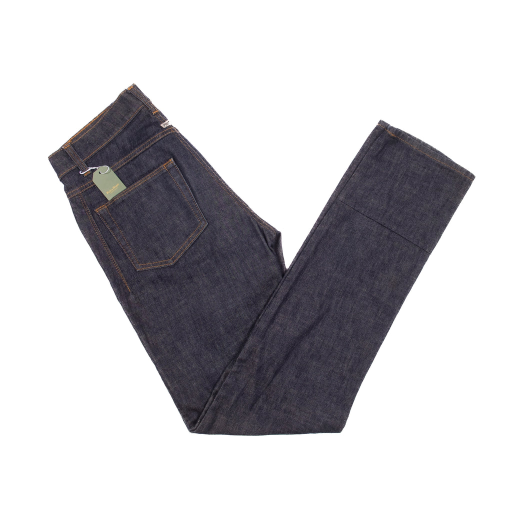 Jaggy Dark Blue Jeans