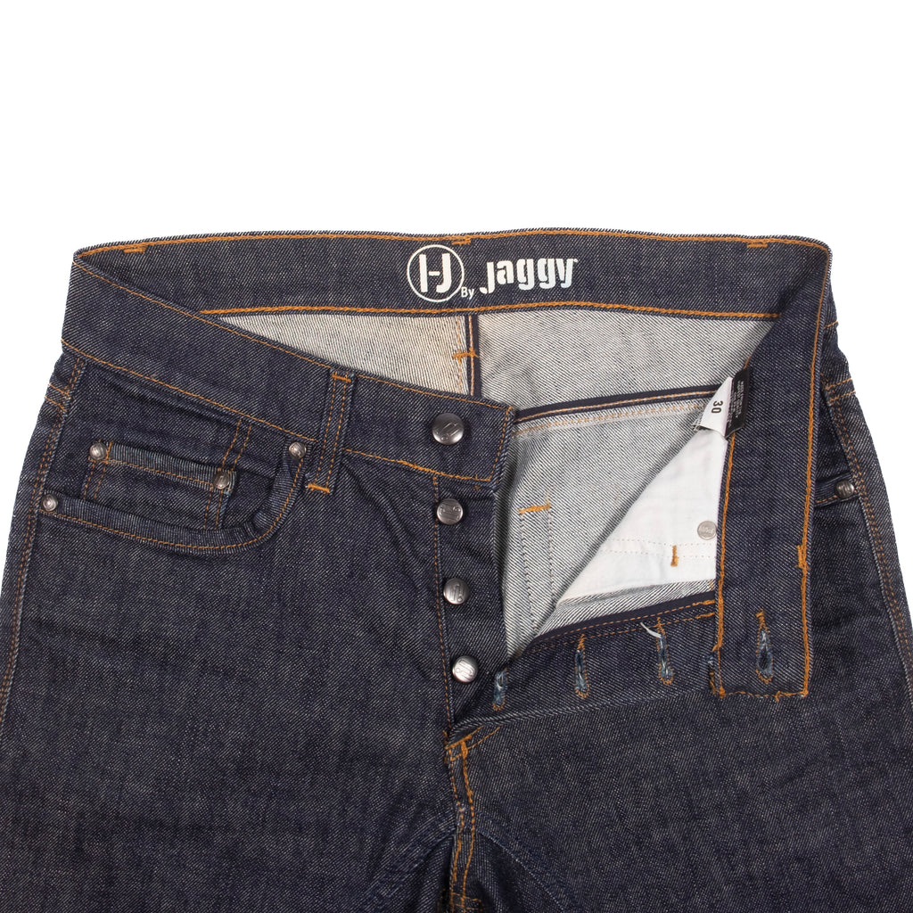 Jaggy Dark Blue Jeans