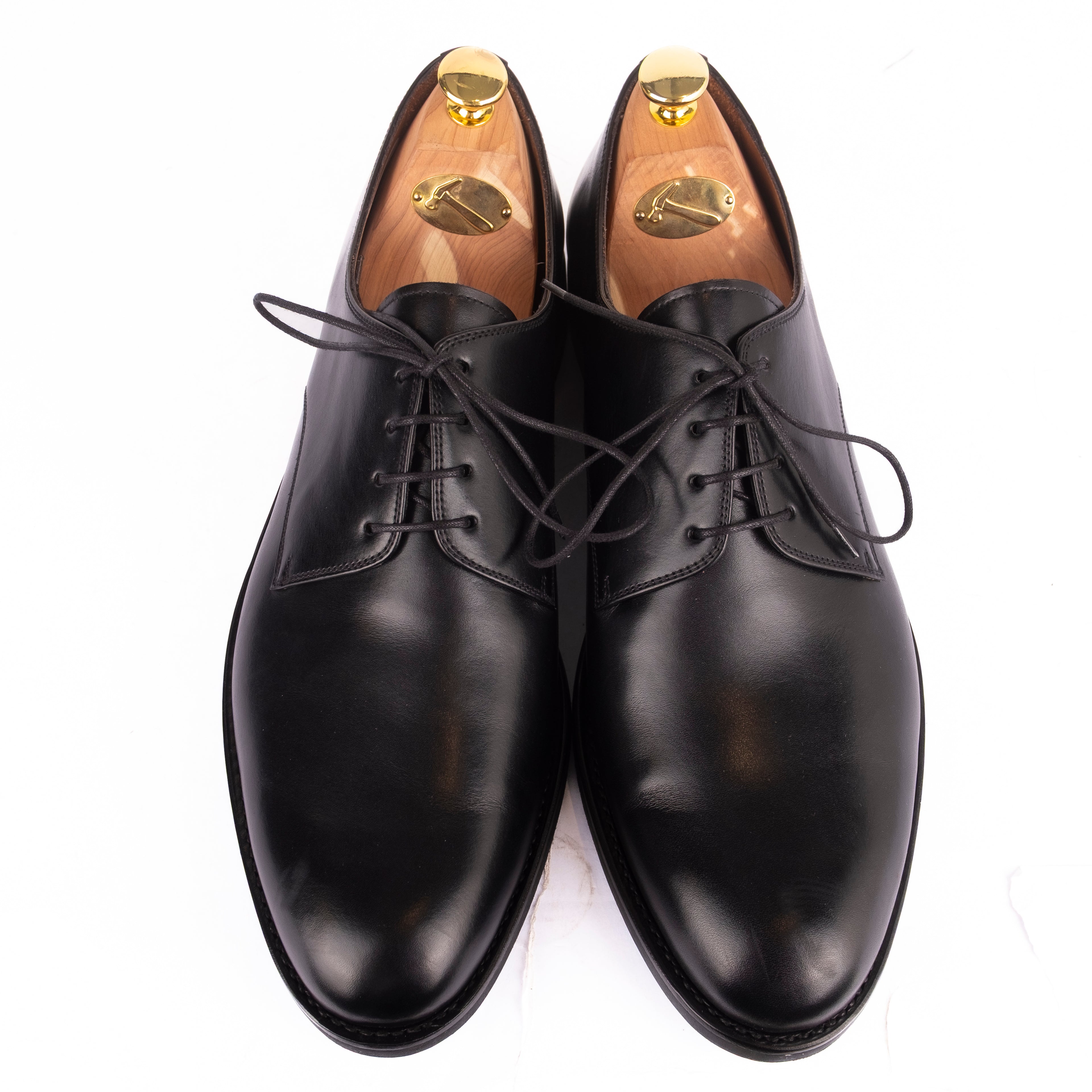 Box Calf Black Derbies